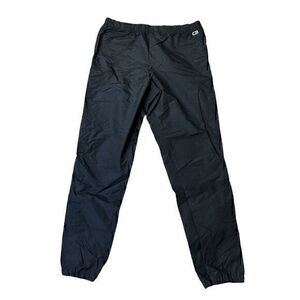 CB‎ Sports Mens Vintage 1985 Black Ski Rain Wind Break Drawstring Pants Size 38